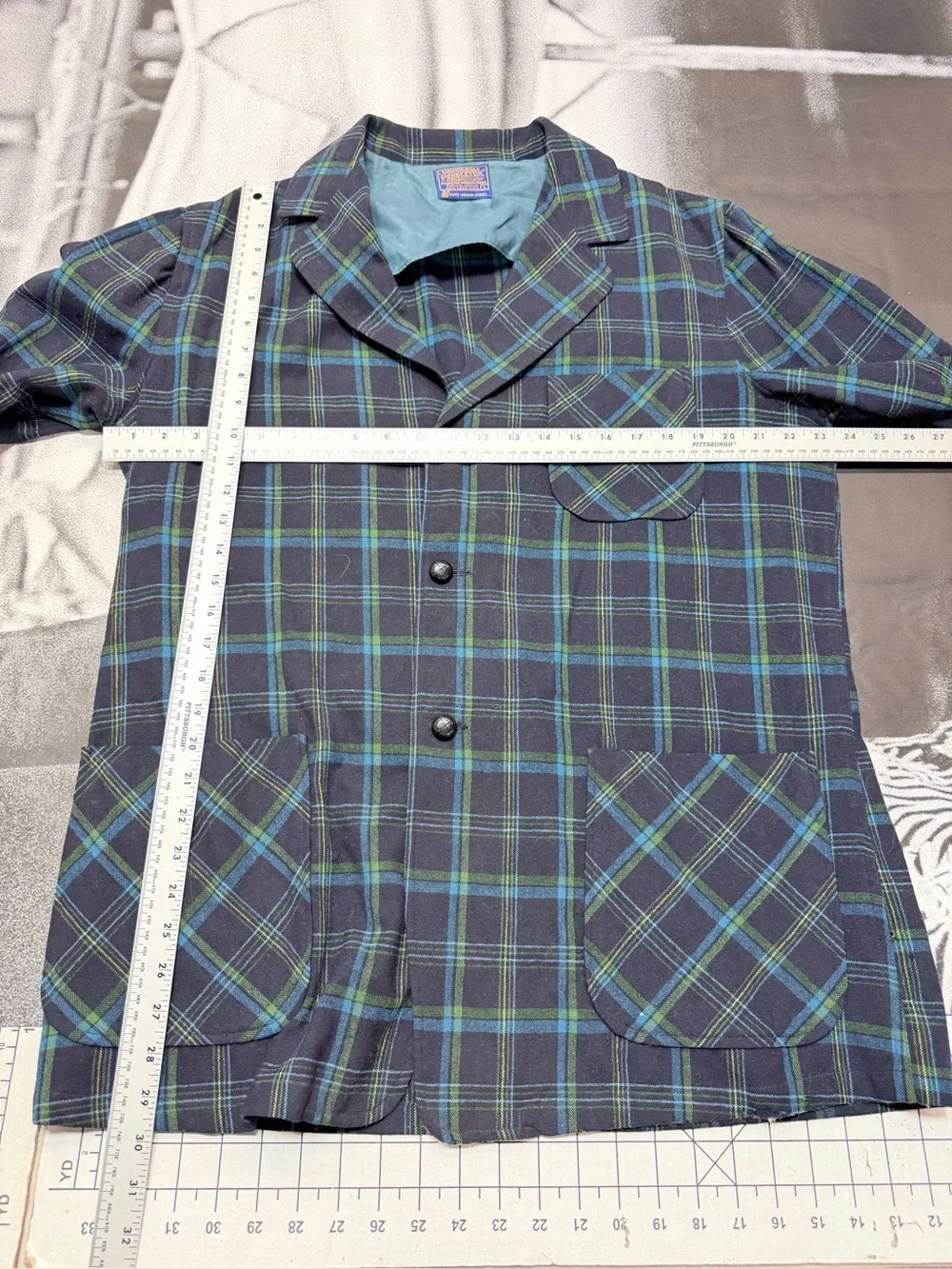 Pendleton VNTG made in USA sz Large Virgin Wool 49er-style Jacket